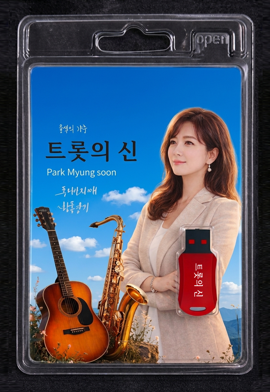 트롯USB 블리스터 케이스 USB케이스제작